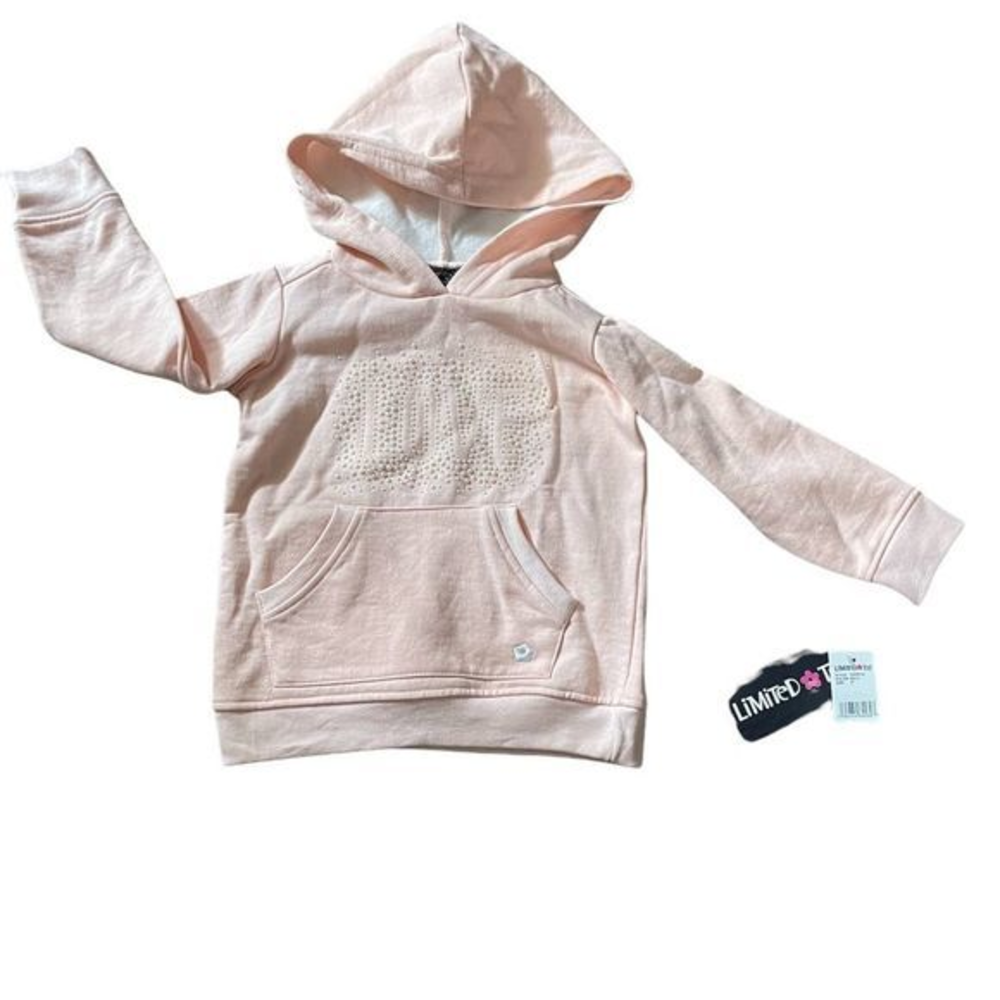 Limited Too Hoodie with Pearls accents on front size 2T‎